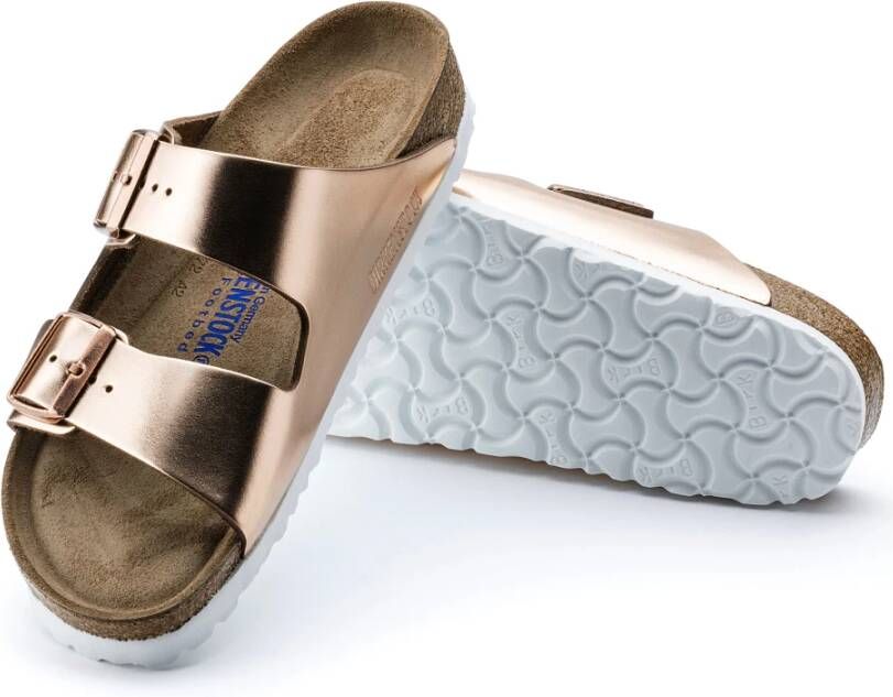 Birkenstock Natuurlijke Leren Sandalen Multicolor Dames