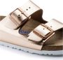 Birkenstock Slippers ARIZONA SFB in smalle schoenwijdte metallic-look met soft-voetbed - Thumbnail 8