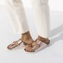 Birkenstock Slippers ARIZONA SFB in smalle schoenwijdte metallic-look met soft-voetbed - Thumbnail 9