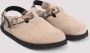 Birkenstock Natuurlijke Slangenstijl Sandalen Beige Dames - Thumbnail 3