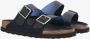 Birkenstock Suede Trim Sandalen Kurkzool Blue Heren - Thumbnail 3