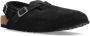 Birkenstock Zwarte Suède Sandalen met Shearling Black Dames - Thumbnail 5