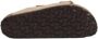 Birkenstock Verstelbare Logo Sandalen Rubberen Zool Beige - Thumbnail 5
