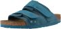 Birkenstock Nubuck Suede Leder Sandalen Blue Heren - Thumbnail 3