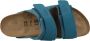 Birkenstock Nubuck Suede Leder Sandalen Blue Heren - Thumbnail 8