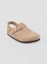 Birkenstock Nubuk Gesloten Klomp Sandcastle Comfort - Thumbnail 2