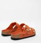 Birkenstock Oranje Leren Sandalen met Verstelbare Banden Orange Dames - Thumbnail 18