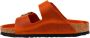 Birkenstock Oranje Leren Sandalen met Verstelbare Banden Orange Dames - Thumbnail 46
