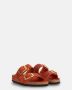 Birkenstock Oranje Leren Sandalen met Verstelbare Banden Orange Dames - Thumbnail 23
