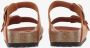 Birkenstock Oranje Leren Sandalen met Verstelbare Banden Orange Dames - Thumbnail 37