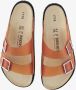 Birkenstock Suede Trim Sandalen Kurkzool Orange Heren - Thumbnail 2