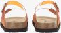 Birkenstock Suede Trim Sandalen Kurkzool Orange Heren - Thumbnail 4