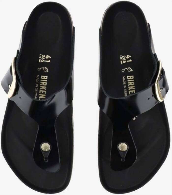 Birkenstock Patentleren Slippers Black Dames