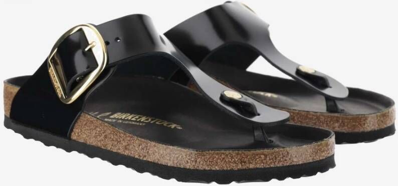 Birkenstock Patentleren Slippers Black Dames