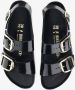 BIRKENSTOCK Slippers Dames Milano Big Buckle Dames Maat: 40 Materiaal: Leer Kleur: Zwart - Thumbnail 10