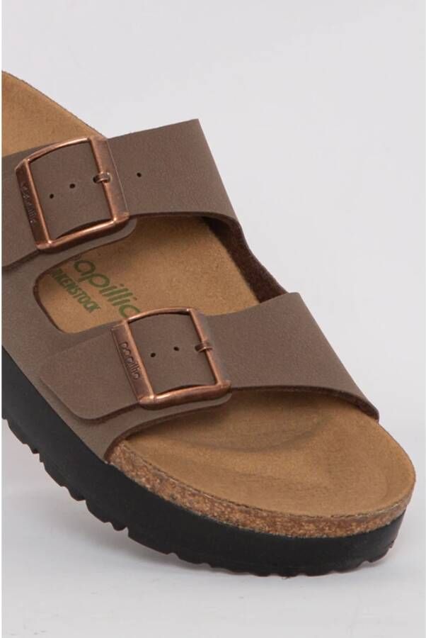 Birkenstock Platform Sandalen in Mocca