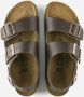 Birkenstock slipper MILANO Dark Brown regular Naturleder Smooth Leather - Thumbnail 7