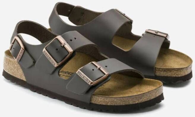 Birkenstock Platte sandalen Bruin Heren