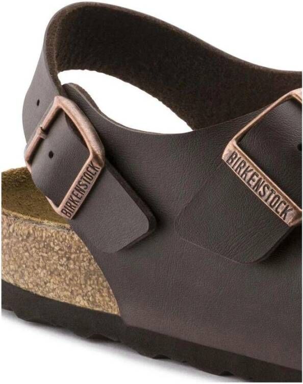 Birkenstock Bruine Platte Sandalen Bruin Heren