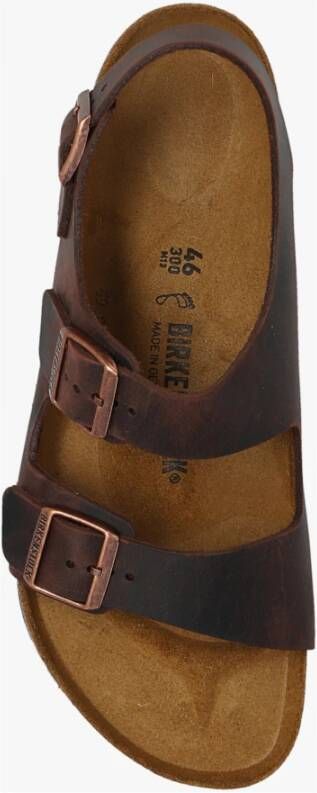 Birkenstock Platte sandalen Bruin Heren