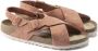 Birkenstock Tulum Dames Sandalen Earth Red Narrow fit | Rood | Suède - Thumbnail 7