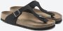 Birkenstock Gizeh BFBC Earthy Vegan Sandalen Narrow bruin zwart - Thumbnail 13