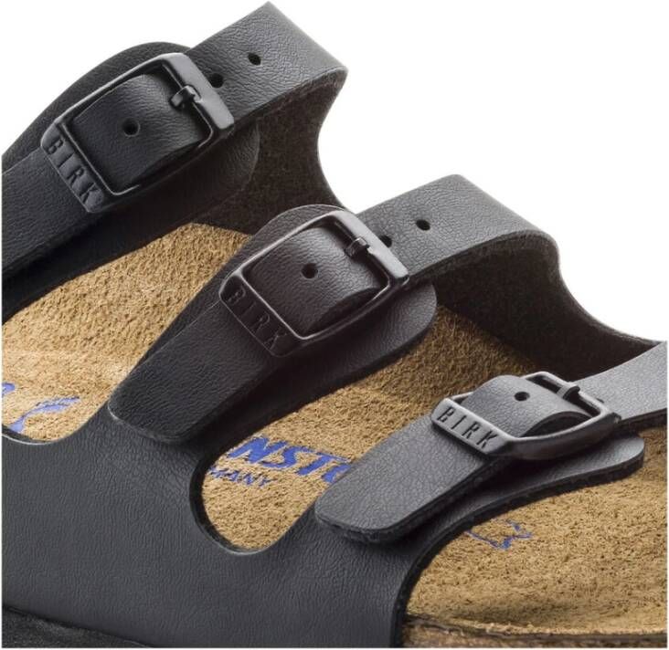 Birkenstock Platte sandalen Zwart Dames