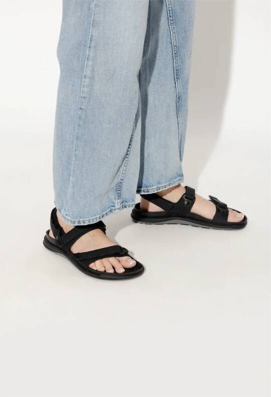 Birkenstock Platte sandalen Zwart Dames