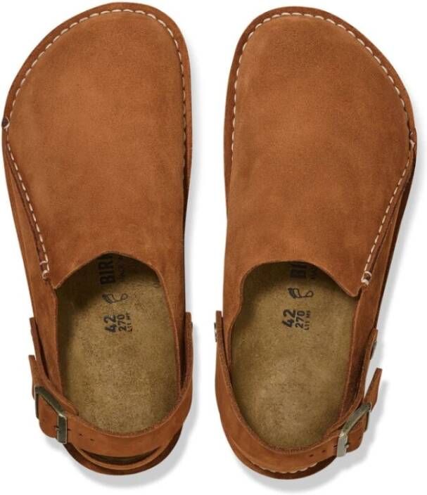 Birkenstock Premium Suède Regular Mink Sandalen
