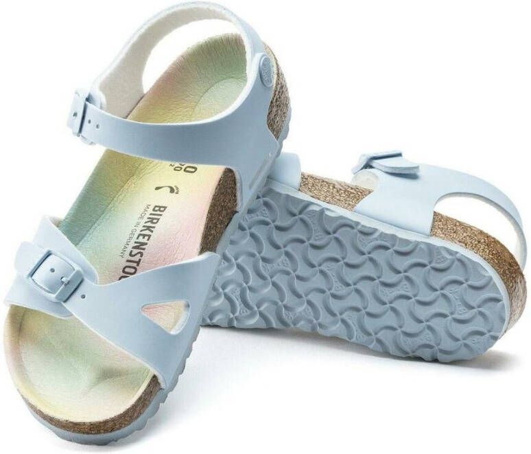 Birkenstock Rio Sandalen Blauw Dames