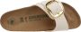 Birkenstock Madrid Big Buckle Rivet Flip Flops Beige Dames - Thumbnail 17