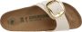 Birkenstock Madrid Big Buckle Women Canvas Eggshell Narrow Slippers - Thumbnail 11