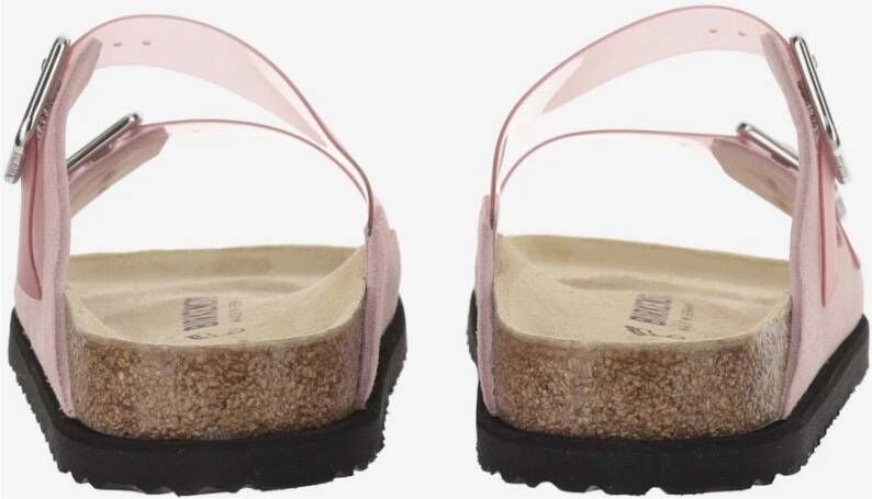 Birkenstock Rosa Chintzrose Sandalen met Suède Trim Pink Heren