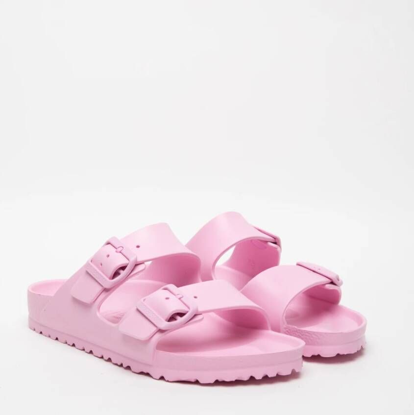 Birkenstock Roze Dubbele Band Sandalen Pink Dames