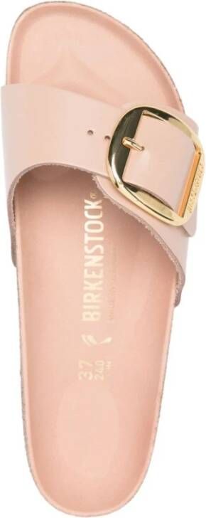 Birkenstock Leren Slippers Pink Dames