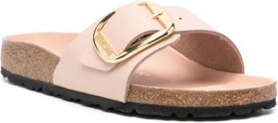 Birkenstock Roze Leren Sandalen Pink Dames