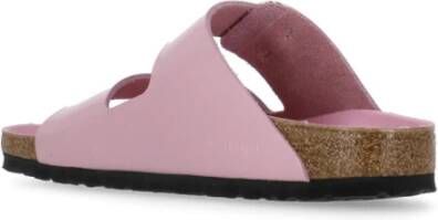 Birkenstock Roze Leren Sandalen voor Vrouwen Pink Dames