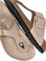 Birkenstock Beige Leren Platte Sandalen met Gesp Beige Dames - Thumbnail 11