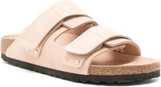 Birkenstock UJI Slides en Thong Sandalen Beige Dames