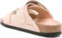 Birkenstock Nubuck Leren Sandalen met Verstelbare Banden Beige Dames - Thumbnail 10