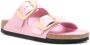 Birkenstock Roze Leren Sandalen voor Vrouwen Pink Dames - Thumbnail 3