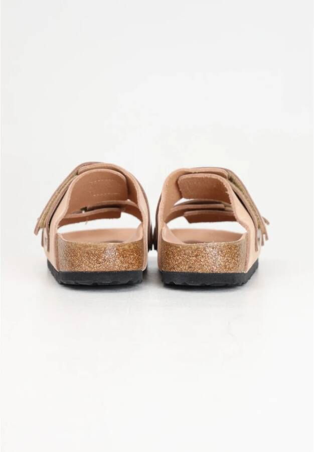 Birkenstock Uji Nubuck Slippers Beige Dames