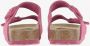 Birkenstock Roze Suède Kurk Sandalen Verstelbare Gesp Pink Dames - Thumbnail 11