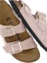 Birkenstock Roze Suède Sandalen met Kurken Zool Pink Dames - Thumbnail 7