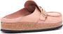 Birkenstock Rose Suede Buckle Sliders Pink Dames - Thumbnail 2