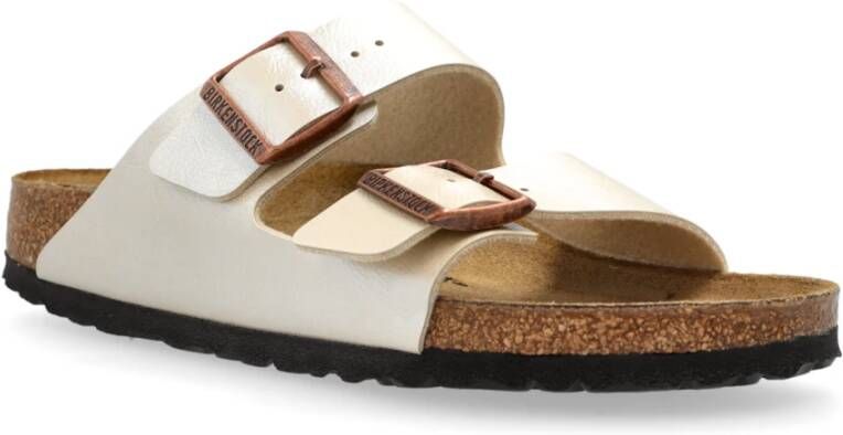 Birkenstock Arizina BS Slides Beige Dames