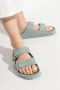 Birkenstock Arizona Essentials EVA Sandalen Regular turkoois grijs - Thumbnail 14