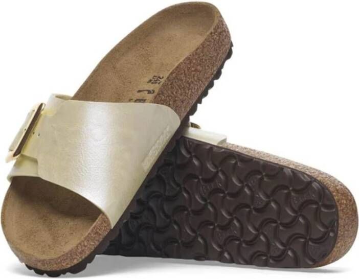 Birkenstock Sandaal met Satijnen Afwerking en Gesp
