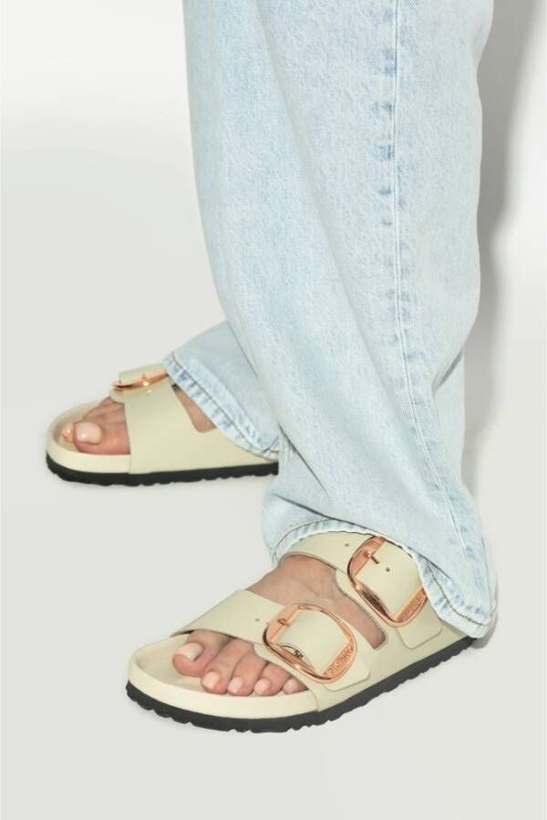 Birkenstock Sandals Arizona Big Buckle Beige Dames