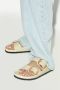 Birkenstock Arizona Big Buckle Slippers High Shine Ecru Narrow Fit Dames - Thumbnail 5